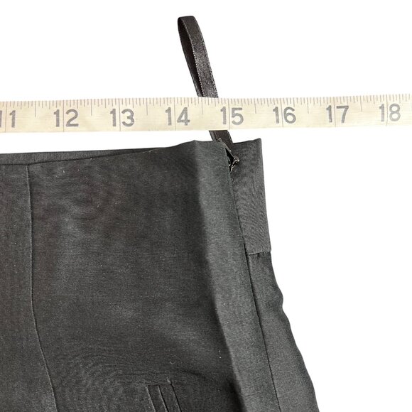 Liz Claiborne Black 100% Silk Women's Dress Pants Size 12 Side Zipper Flat Front - Picture 4 of 11